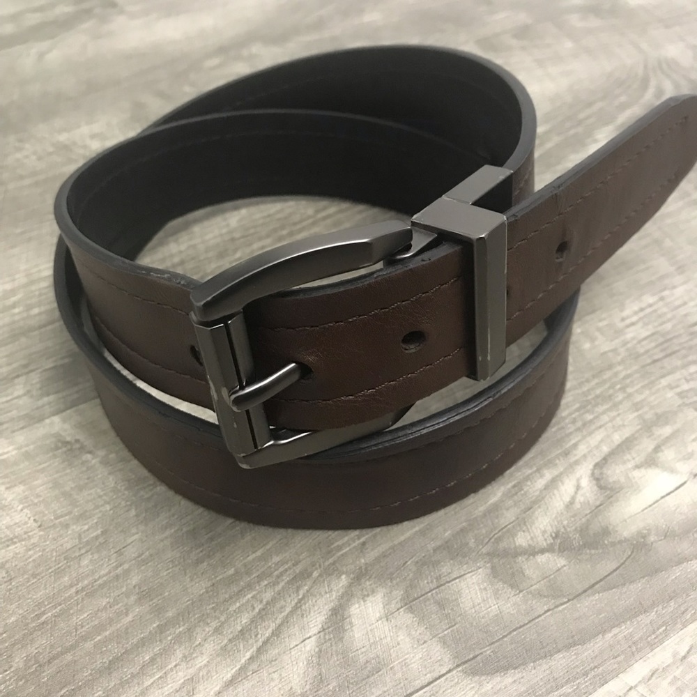 Black / Brown leather belt